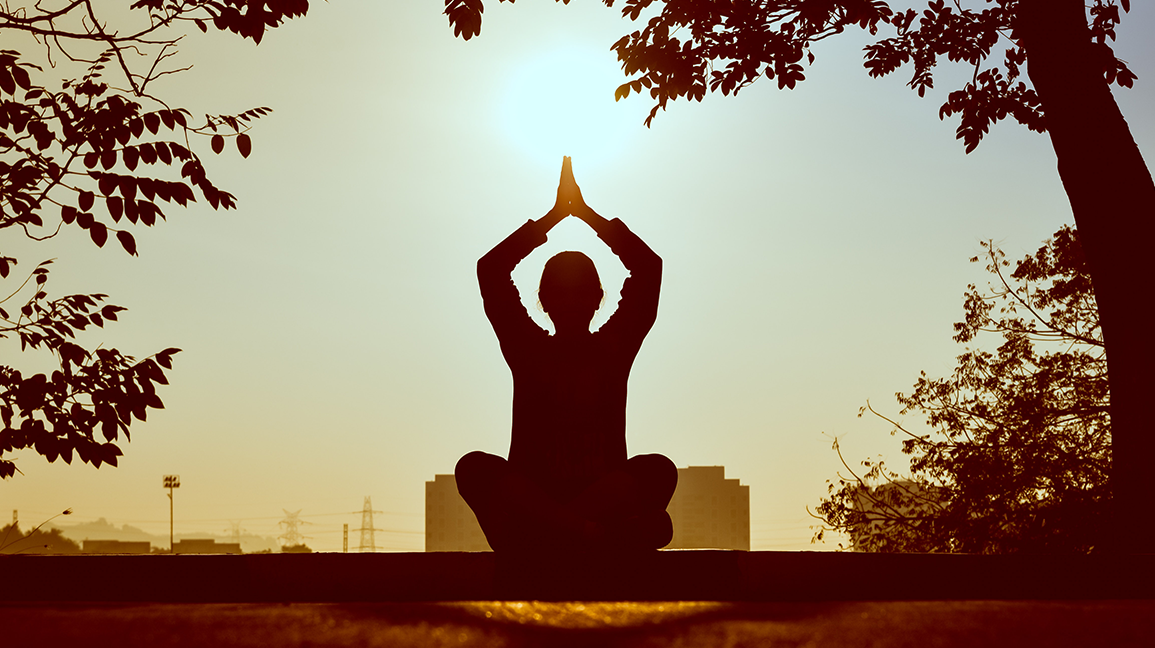 Yoga in Sunset
